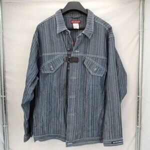 MO JEANS Maurice Malone Textured Denim Hip Hop 90's Jean Jacket RN94517 Size XL